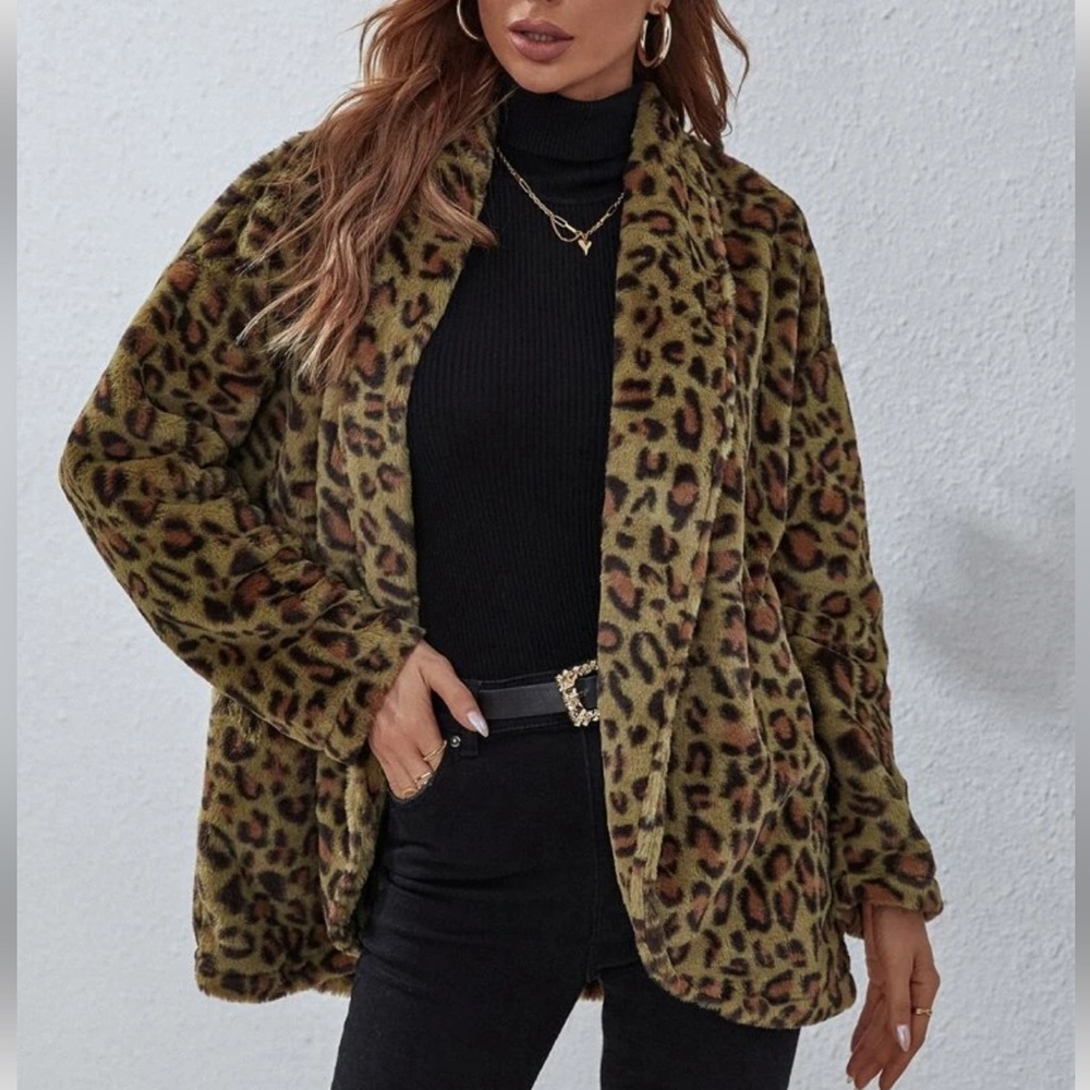 Leopard Pattern Coat
